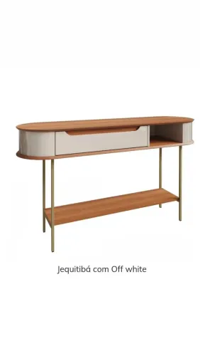 Aparador Atlanta Lukalian Cor Off White Jequitiba