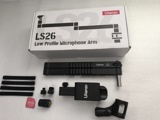 Suporte De Mesa Articulável P/ Microfone Ulanzi Ls26 Gamer