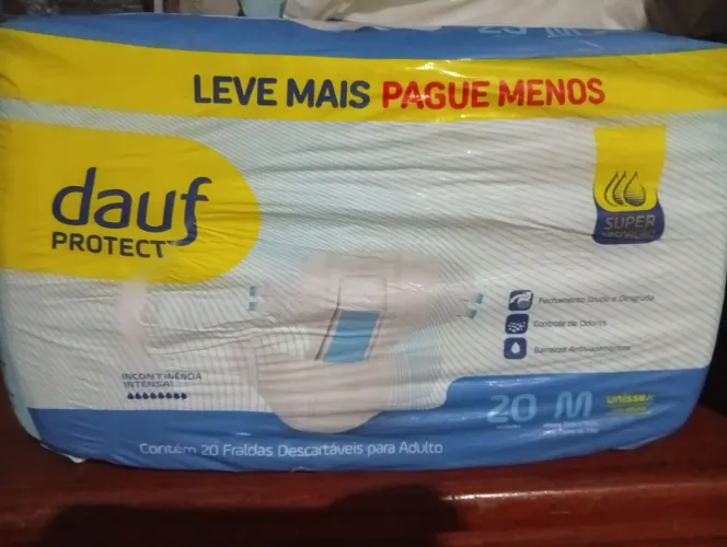 Fralda geriátrica tamanho m