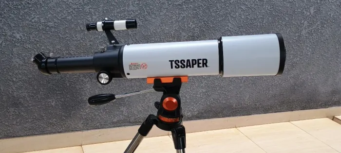Telescópio Objetiva 80mm e Distancia Focal 500mm Tssaper