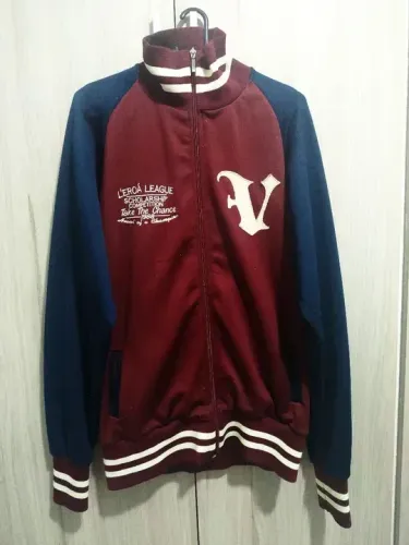 Jaqueta Vivleroá Original Com Zíper, Blusão Azul (não Envio)