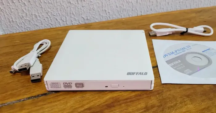 Leitor De Dvd Portátil Buffalo 2.0 Dvsm-pn58u2v (Usado)
