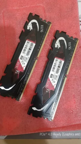 Memória ram ddr4 jazer 2x8, suporte a RYZEN