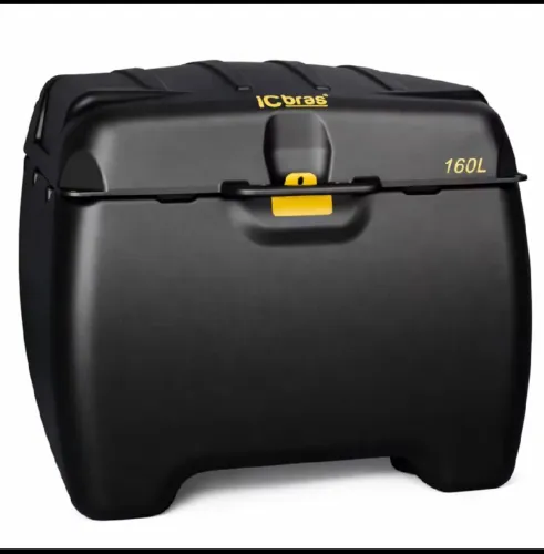 Baú icbras 160L + suporte removivel deslizante crosser