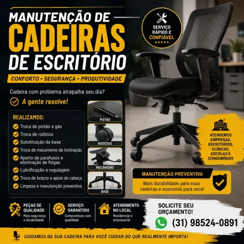 Consertos em cadeiras