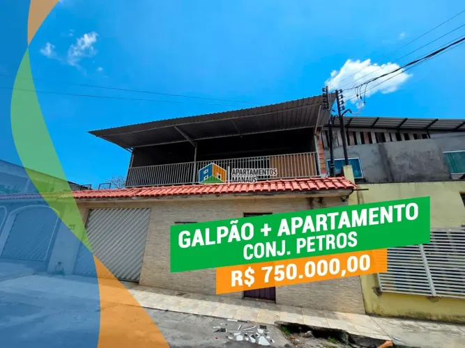 Galpão comercial misto no Conj. Petros