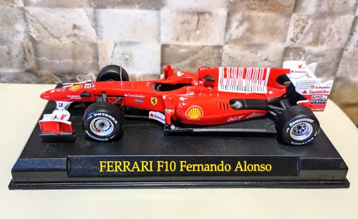 Miniatura Formula 1 Ferrari F10 Fernando Alonso 2010 Ferrari Collection 