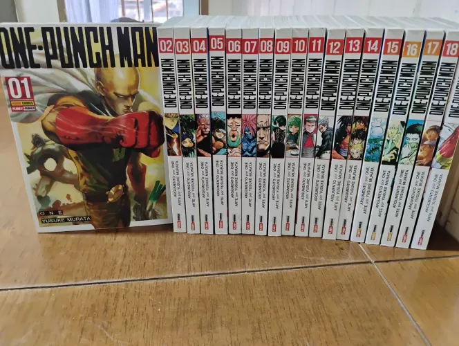 Coleção mangás One Punch man vol 1 ao 19