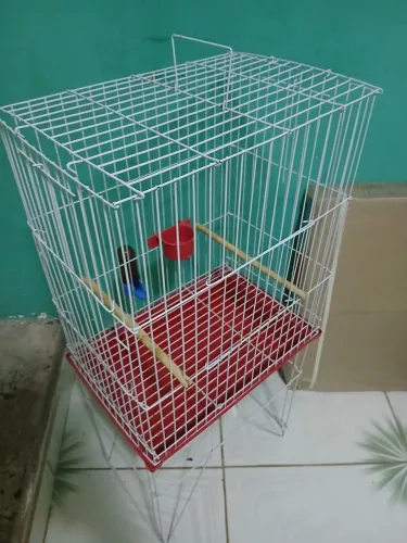Gaiola para passarinho pequeno porte.