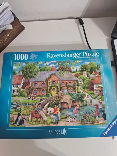 "Village life" Quebra-cabeças importado 1000 peças