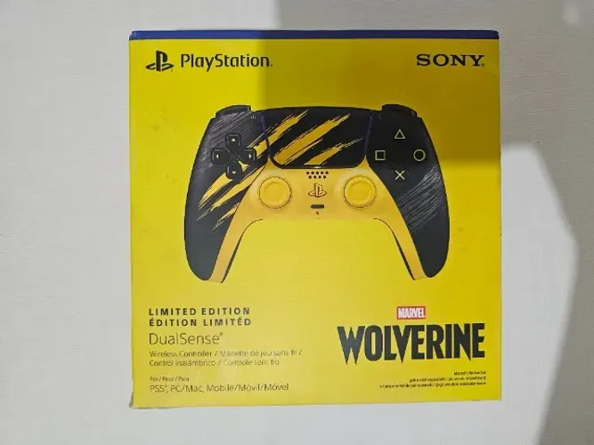 DualSense Edição Limitada de Marvel's Wolverine Leia
