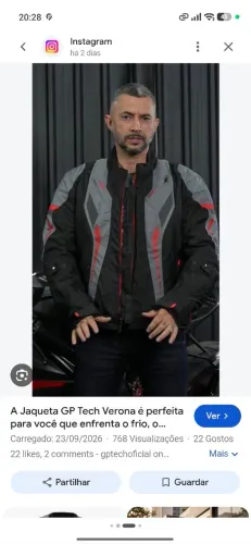 Jaqueta GP tech Verona nova sem uso