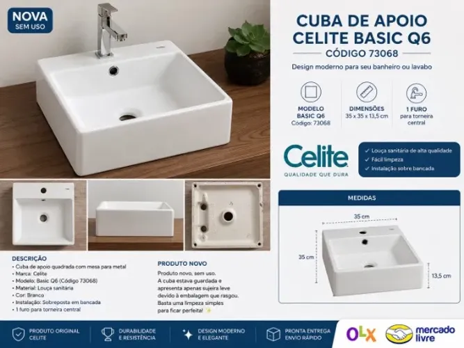 CUBA DE APOIO CELIT BASIC Q6