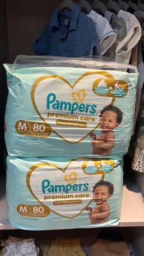 FRALDA PAMPERS PREMIUM