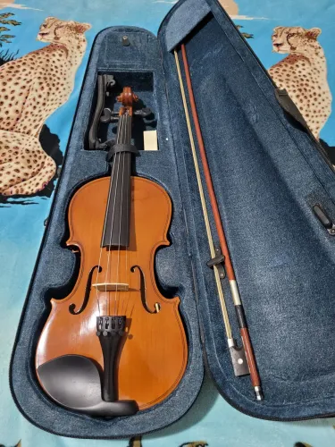 Violino chinês de mais de 20 anos sem detalhes