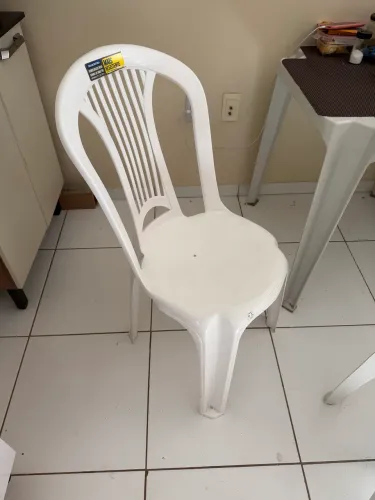 Cadeiras de plástico
