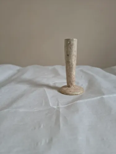 Par castiçais ceramica