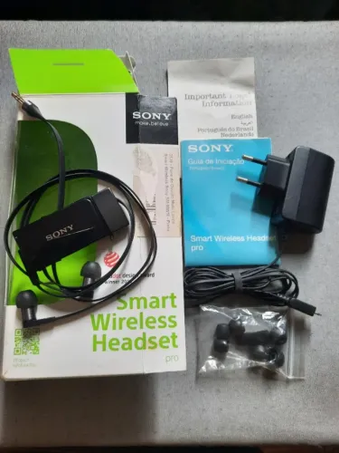 Walkman Sony Bluetooth Smart Wireless Headset black seminovo!