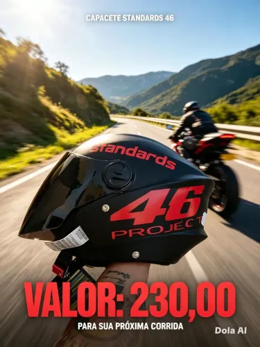 Capacete aberto Sport - ENT GRÁTIS 