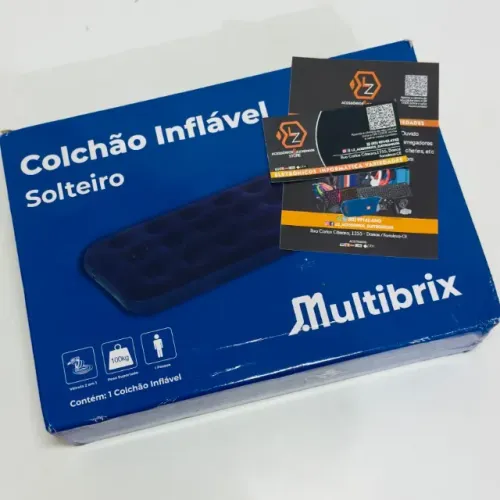 Colchão Inflável de Ar - tamanho Solteiro