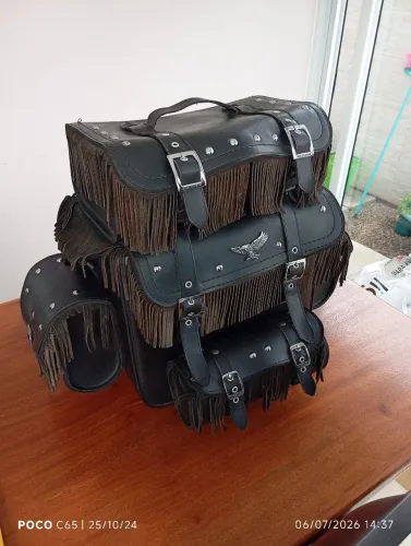 Alforge 50 litros couro custom