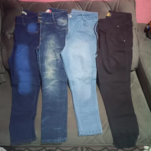 Lote de calças jeans plus 52