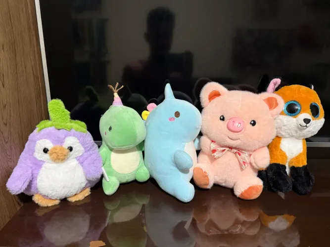 5 pelúcias novas - PREMIUM MACHINE