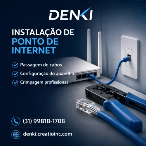 Instalação de Ponto de Internet Adicional