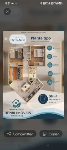 Cota disponível para Venda Residencial Oceanos em Taboão da Serra-SP