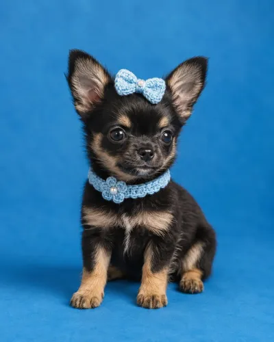 Chihuahua fêmea pelo longo pedigree