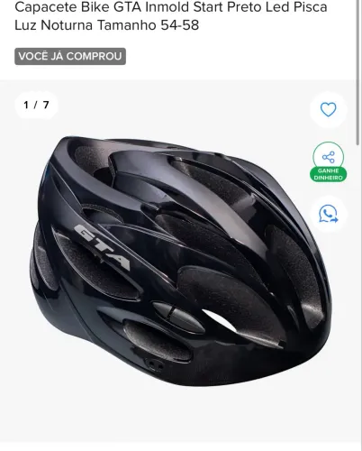 Capacete bike GTA