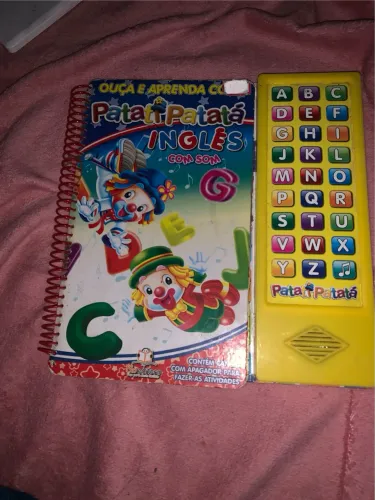 Livro educativo para crianças inglês, eletrônico