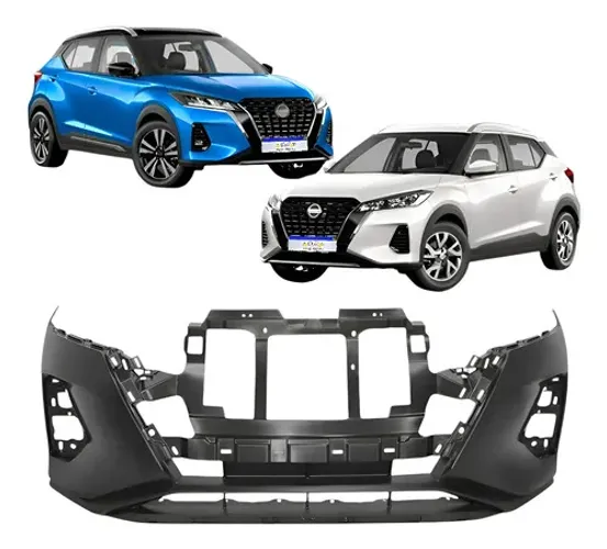 Parachoque Dianteiro Nissan Kicks 2022 2023 2024 Novo Preto