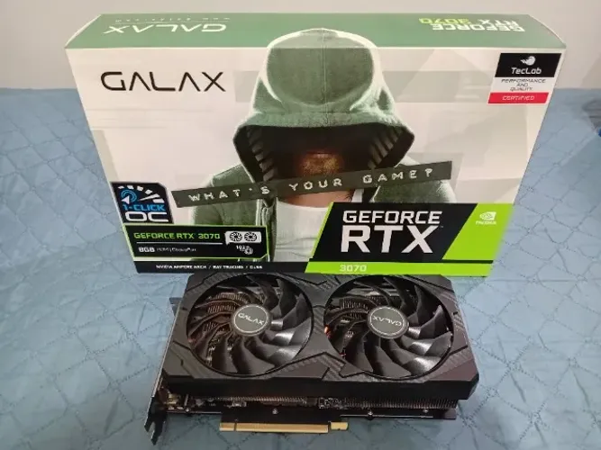 RTX 3070 GALAX 8GB - Excelente estado + Caixa Original
