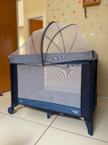 Berço Portátil Cosco Kids Nanny 2 - Pouco Usado e Muito Conservado