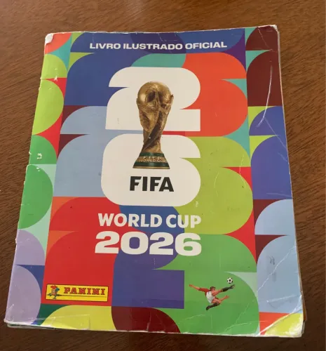 Álbum brochura da Copa do Mundo completo 