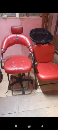 Vendo cadeira e lavatório de salão