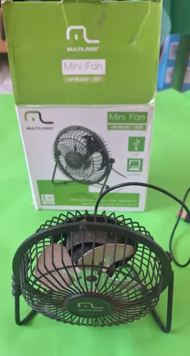 Mini Fan ventilador USB multilaser ultimo do estoque
