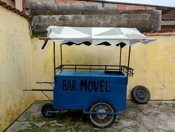 Carrinho para trabalhar na praia
