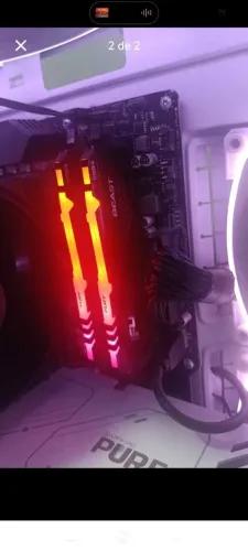 1x 16GB DDR4 HYPERX FURY BEAST RGB
