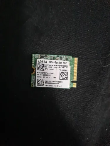 SSD ADATA NVMe 256GB PCIe Gen 3 x4