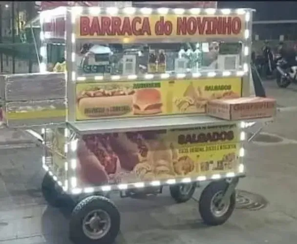 Barraca de lanche completa com tudo só botar e trabalhar