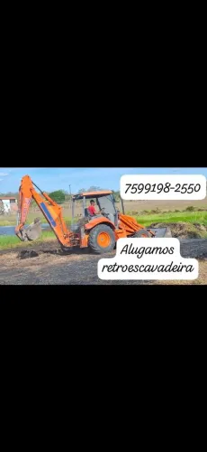 Alugamos reto escavadeira