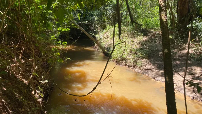 Chácara de 2.100mt com córrego no fundo em Cristianopolis