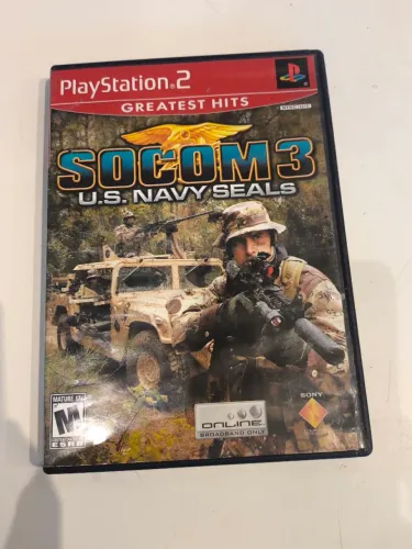 Jogo SCOM 3 U.S NAVY SEALs PlayStation 2 completo