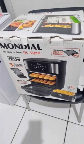 FORNO AIR FRYER MONDIAL 12litros MUITO NOVO