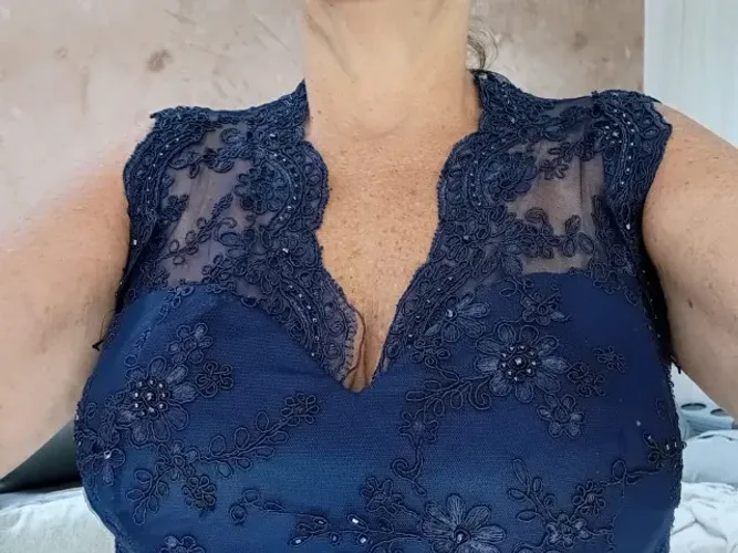 Vestido de festa bordado