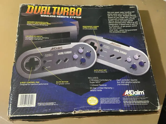 Controle Acclain Super Nintendo