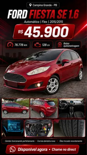 Ford Fiesta 1.6 16V Flex Aut. 5P 2015