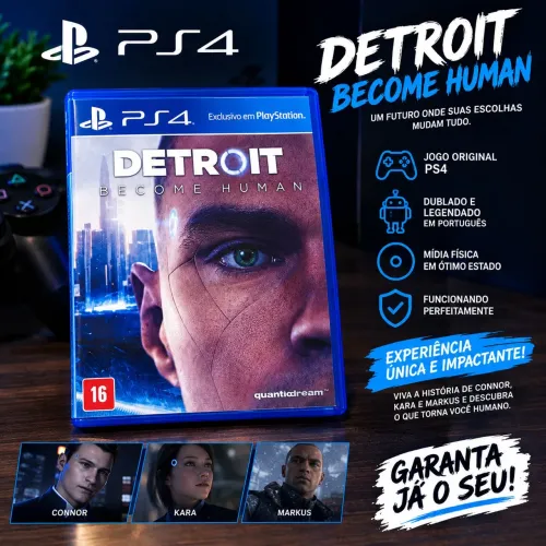 ? Detroit: Become Human - PS4 | Mídia Física